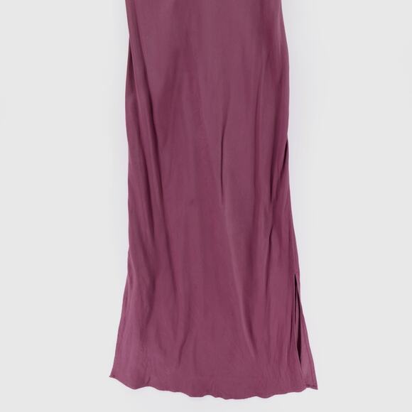 Anthropologie The Elyse Slip Dress Womens Small Purple Silky Cocktail NYE - Picture 5 of 16